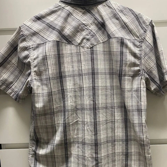 Levi's Strauss Mens Western M Short Sleeve Pearl Snap Shirt