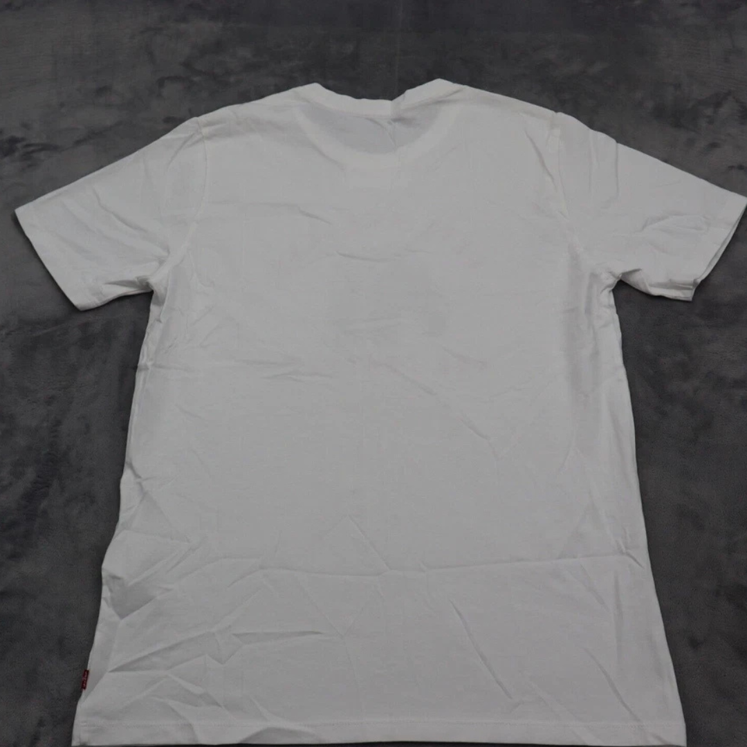 Levis Shirt Mens M White Short Sleeve