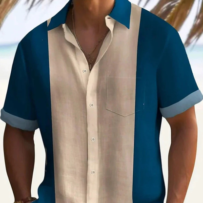 Men's Block Short Sleeve Shirt
