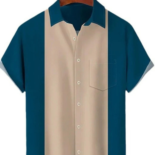 Men's Block Short Sleeve Shirt