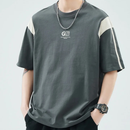 Men's Casual Round Neck Short Sleeve T-Shirt