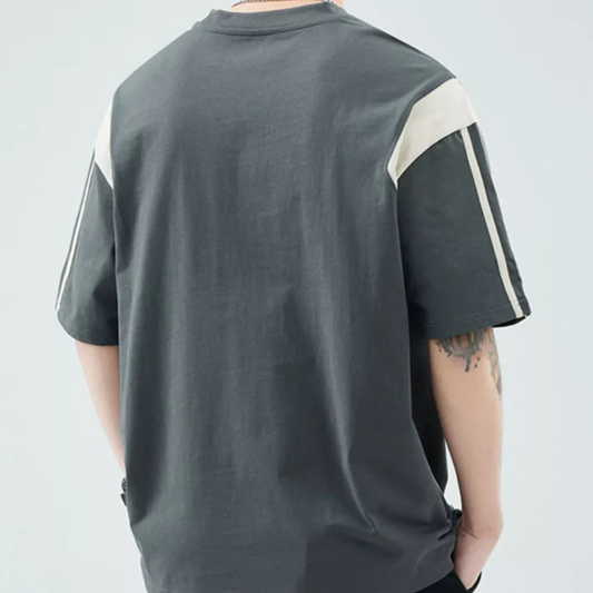 Men's Casual Round Neck Short Sleeve T-Shirt