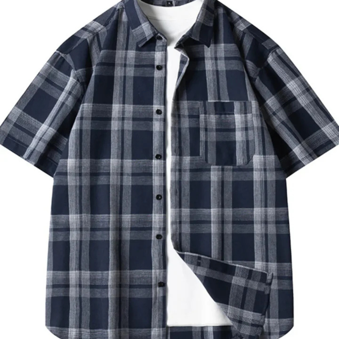 Men's Loose Fit Short Sleeve Shirt