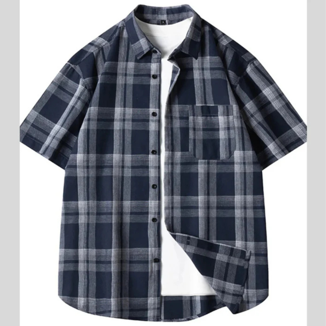 Men's Loose Fit Short Sleeve Shirt