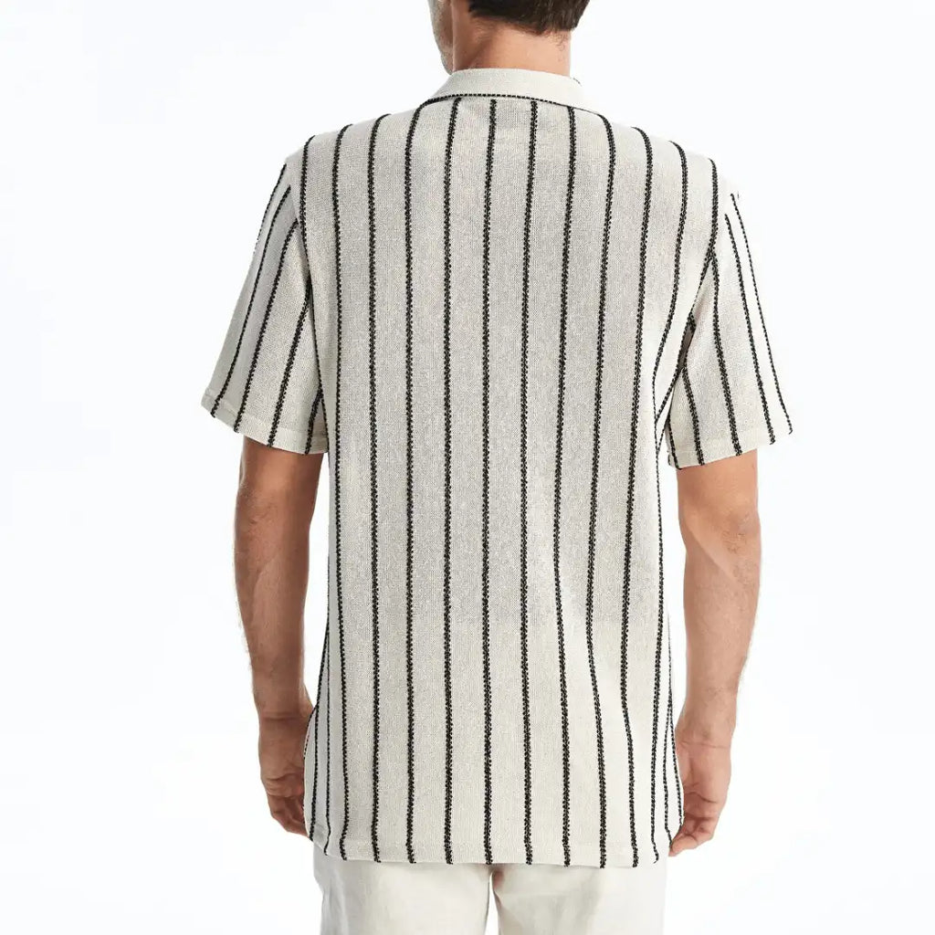 LCW Vision Regular Fit Short Sleeve Striped Shirt