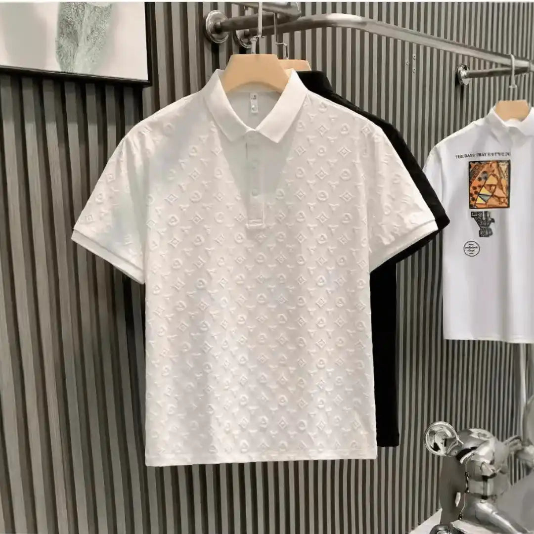 Summer Lop Up Hollow Short Sleeved Polo Tee