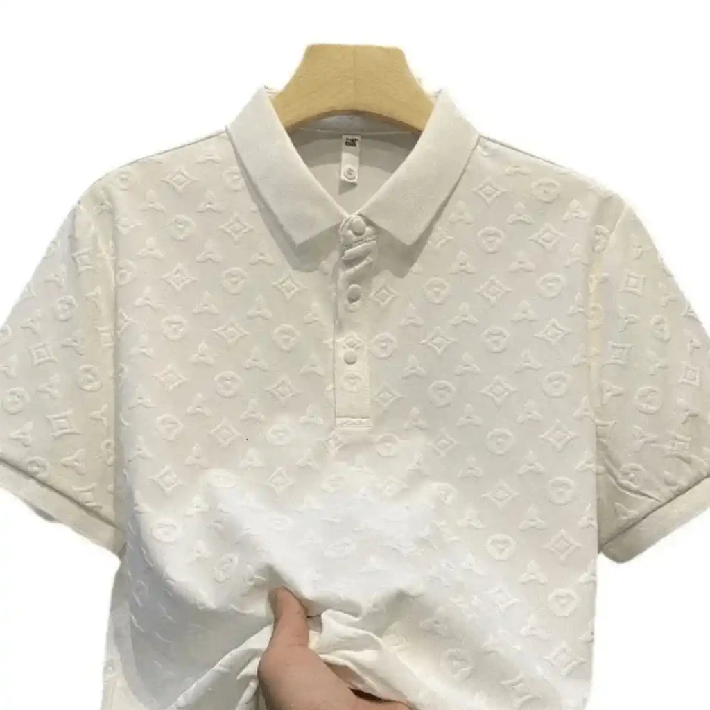 Summer Lop Up Hollow Short Sleeved Polo Tee