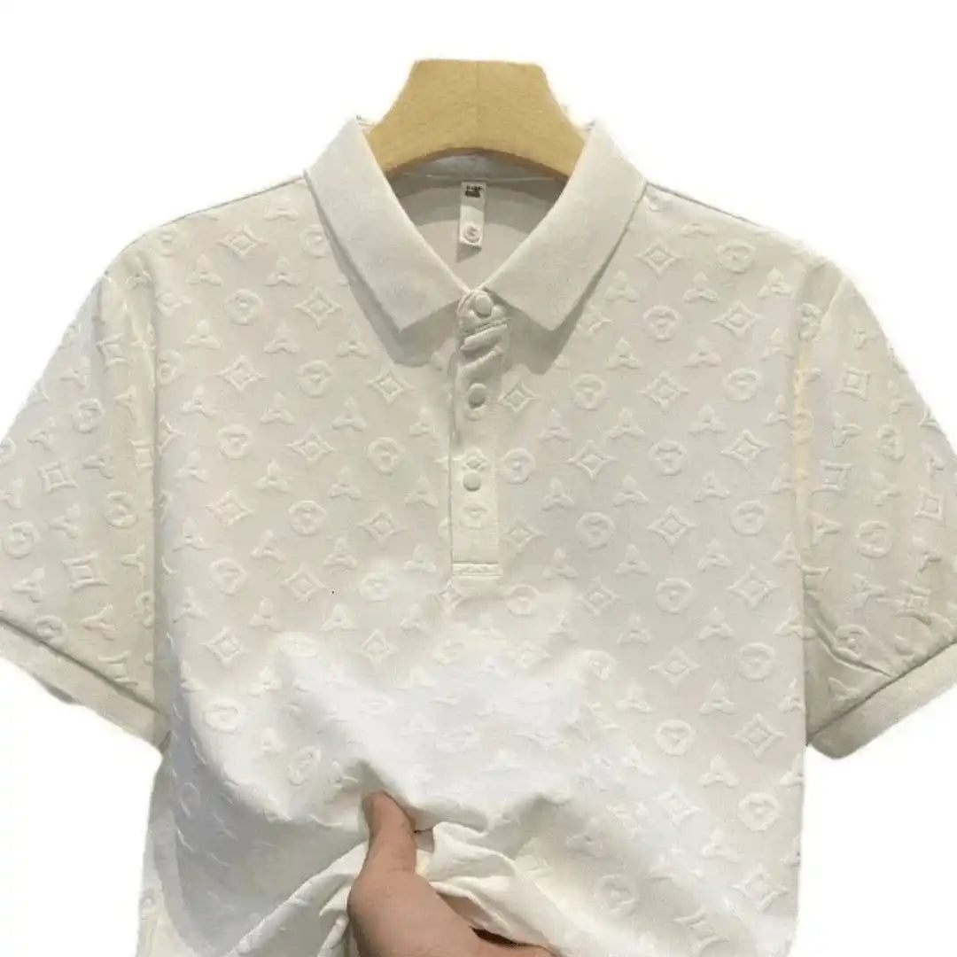Summer Lop Up Hollow Short Sleeved Polo Tee