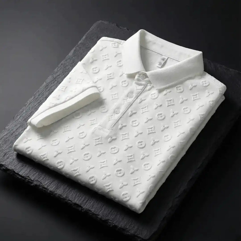 Summer Lop Up Hollow Short Sleeved Polo Tee