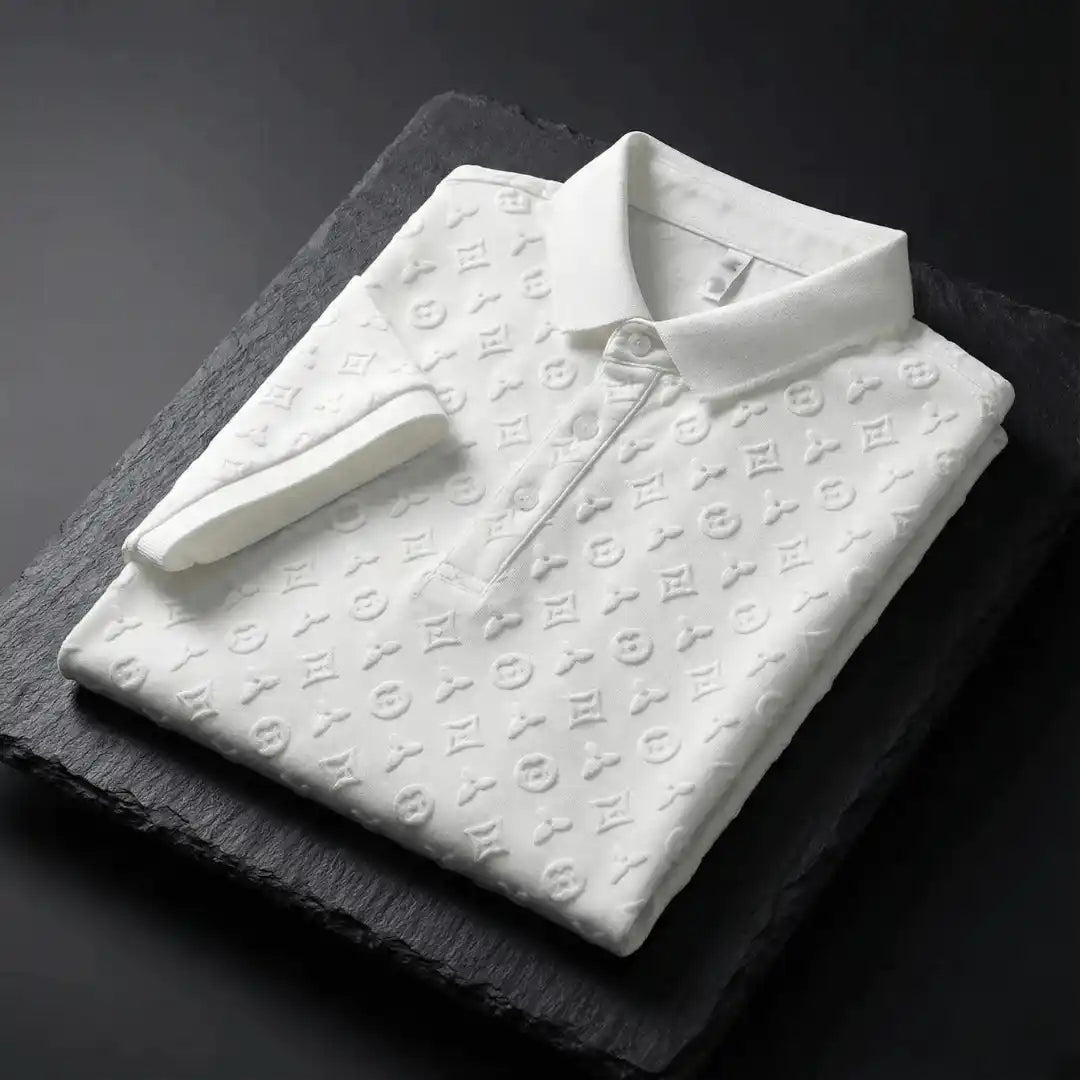 Summer Lop Up Hollow Short Sleeved Polo Tee