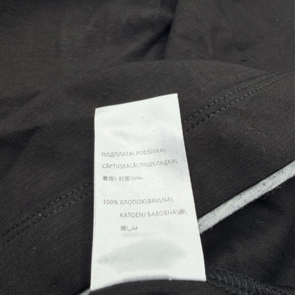 BRUNELLO CUCINELLI Black Embroidered Layered Short-Sleeve T-Shirt