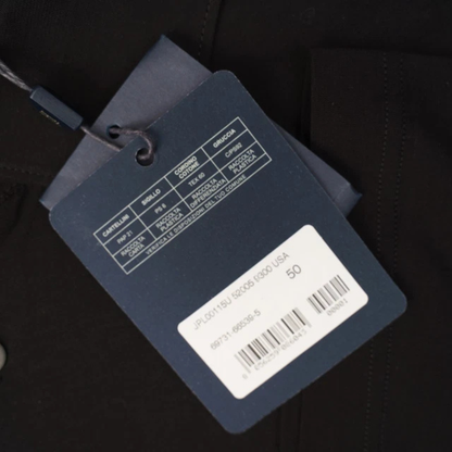 HERNO Solid Black Polo Shirt