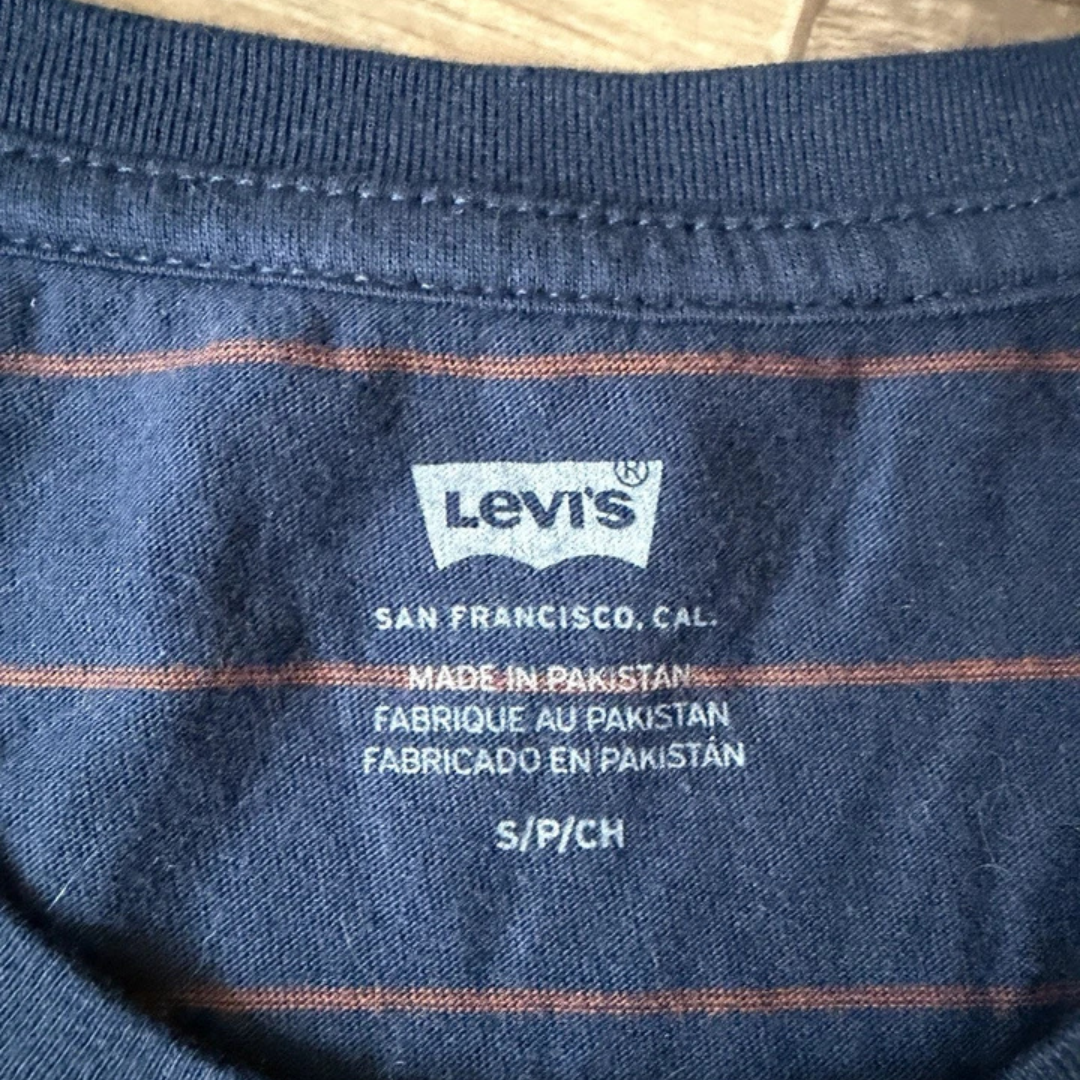 Levi's Men’s Navy Blue Short-Sleeve