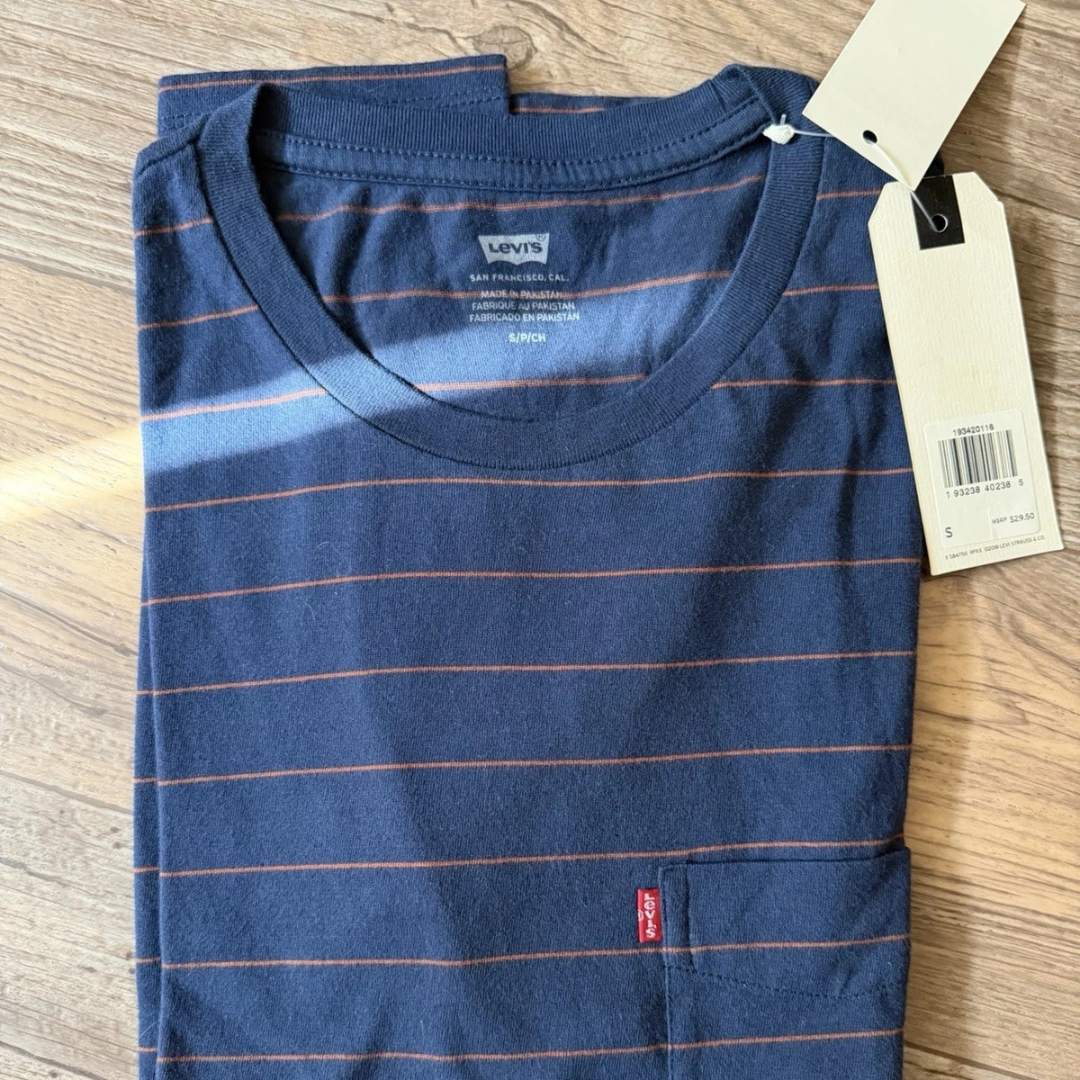 Levi's Men’s Navy Blue Short-Sleeve