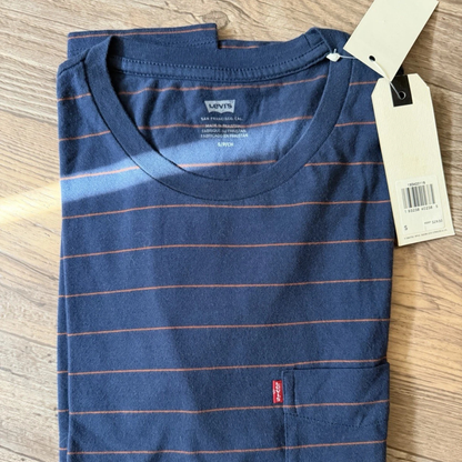 Levi's Men’s Navy Blue Short-Sleeve