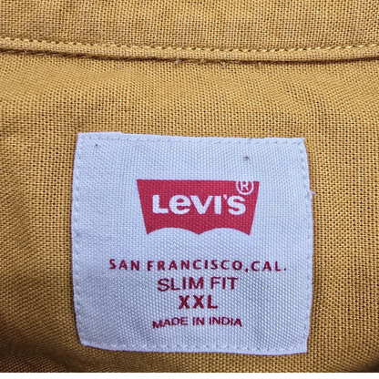 Levi's Men's Golden Yellow Slim Fit