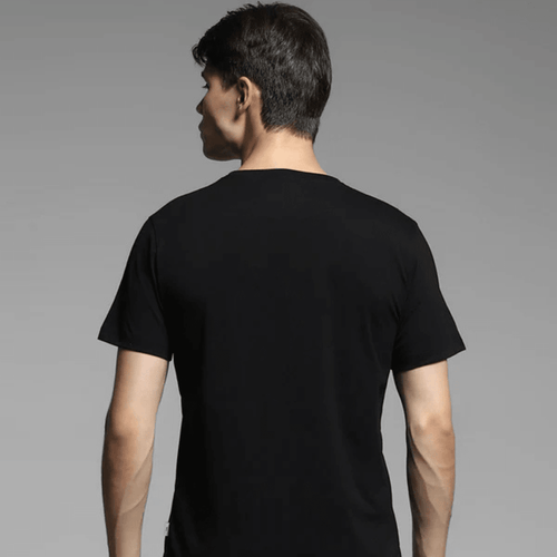 BLACK JACK & JONES LOGO PRINT COTTON T-SHIRT - Teecraft